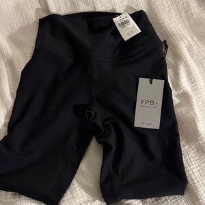 YPB Black 7/8 leggings (long folded in pic)